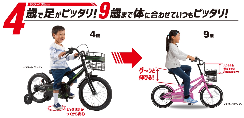 タフギア 16インチ 4歳 9歳 生産終了 自転車 のりもの 乳幼児玩具メーカー ピープル