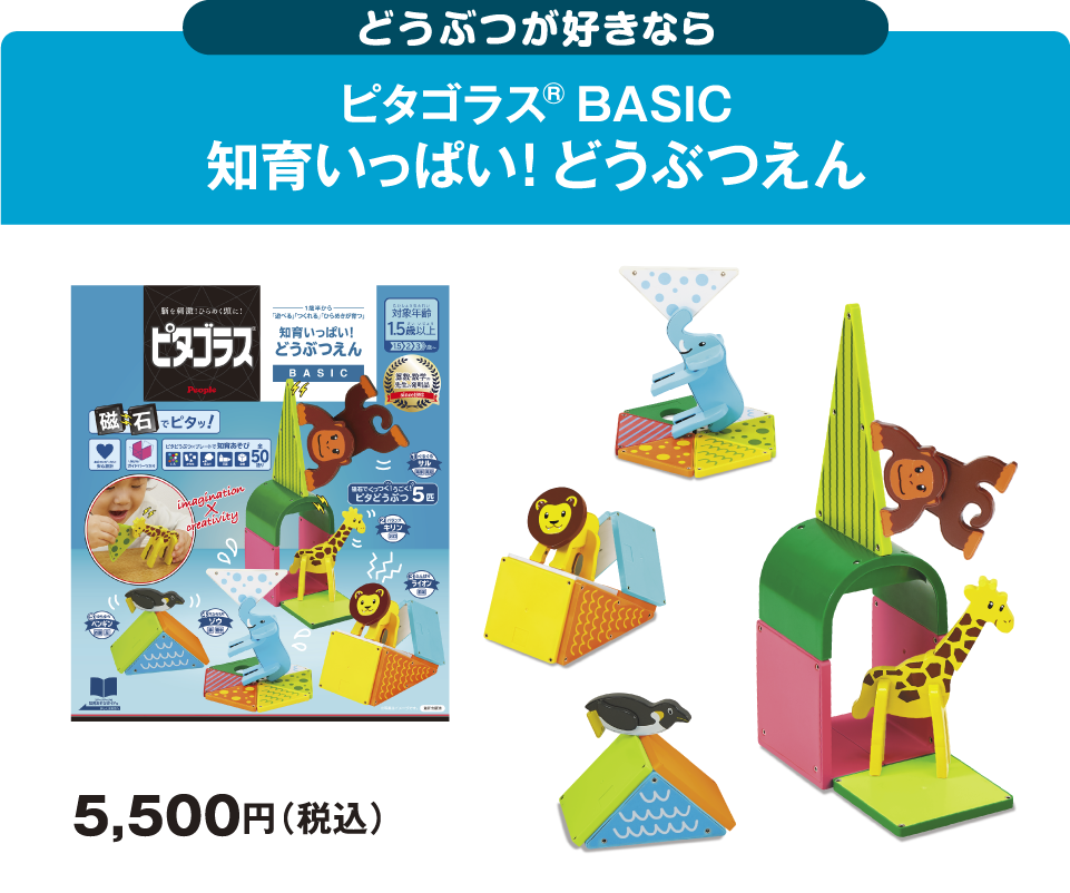ピタゴラスBASIC知育いっぱい!ボールコースターDX | おもちゃ-ピタゴラス・ブロック | 乳幼児玩具メーカー・ピープル
