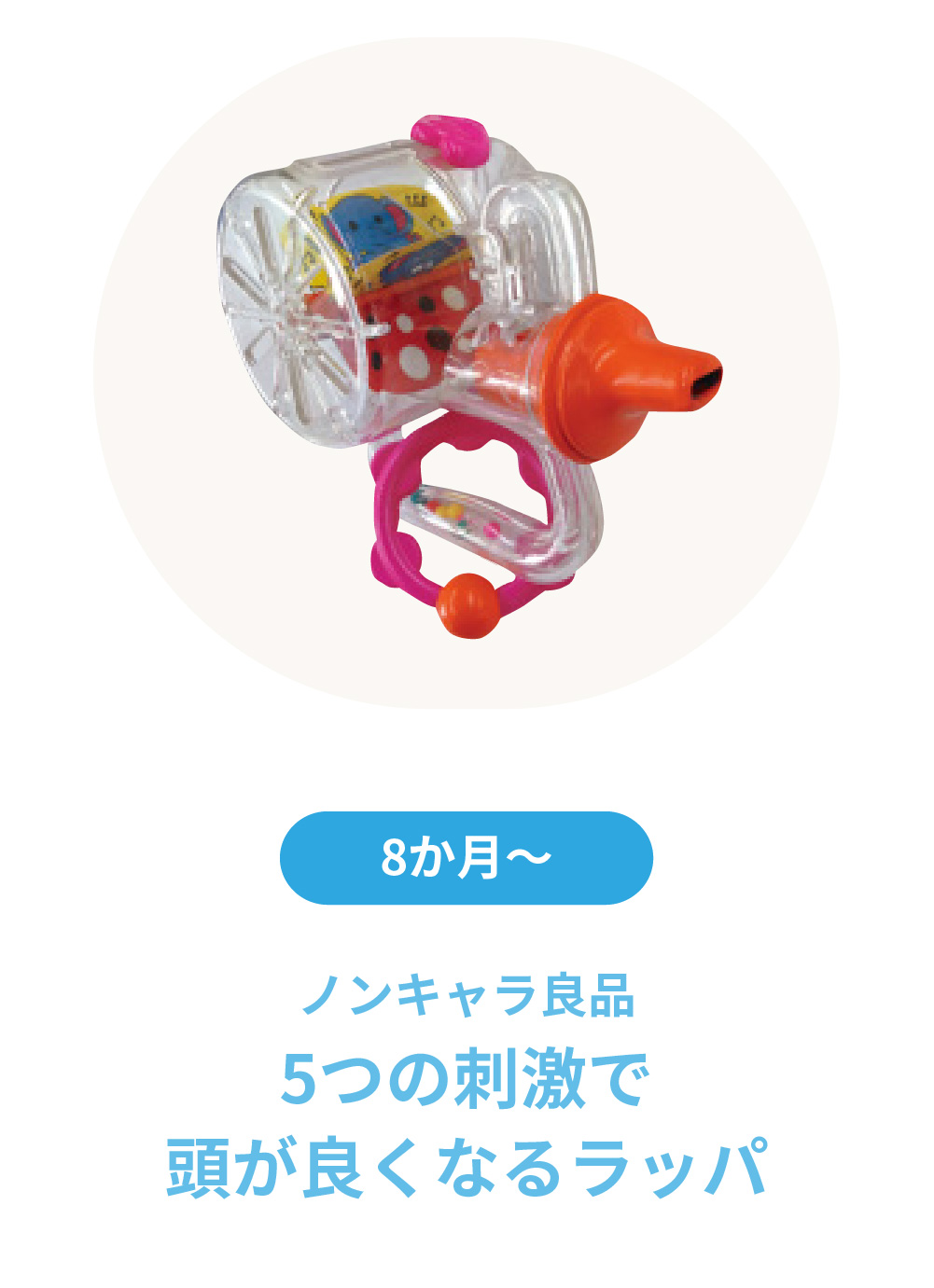 ５つの刺激で頭が良くなるラッパ