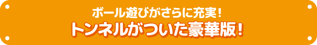 トンネルがついた豪華版！