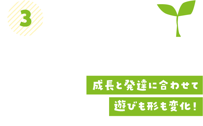 好奇心をシゲキ！あたまとからだと育つ！